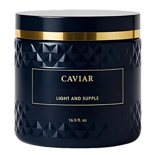 Caviar Korean Hair Mask - Korean Caviar Deep Repair Hair Mask (16.9 fl.oz.), Replenishing Moisture Hair Masque | Replenishes Dry, Coarse, Damaged Hair (1 PC)