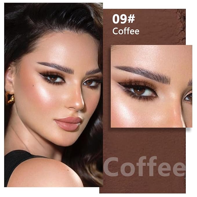 Matte Singe Eye Shadow Palette Makeup, Matte Brown Monochrome Eyeshadow For Older Women, Mini Pressed Monochrome Pigmented Waterproof Sombras Para Ojos, Vegan, Talc, Paraben & Cruelty Free