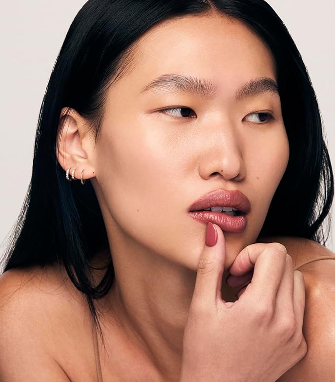 MAKE Beauty Continuum Lip Liner – Long Lasting Creamy Liner with Velvet Matte Finish – Includes Built-In Sharpener and Blending Brush – Highly Pigmented Rosy Nude Lip Color – Shade, Equilibrium