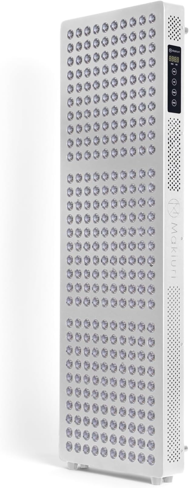 Makiuri Red Light Therapy Lamp | LED Light Therapy Panel for Face & Body | Infrared & Red Light in 5 Wavelengths | Supports Relaxation, Skin Appearance & Overall Wellness | Neptune (White 300 LED)