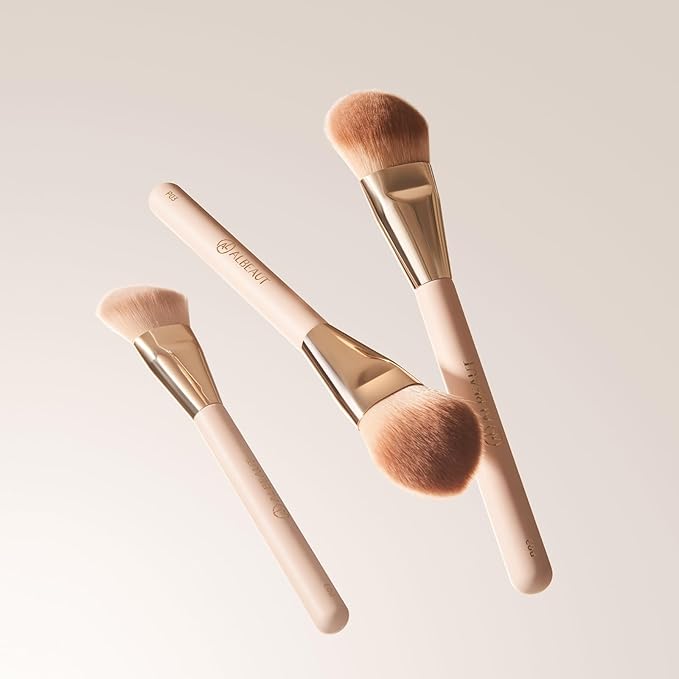 Liquid Blush Brush Angled for Cheek Makeup,Cream Foundation Contour Bronzer highlight Blending, Angled Face Makeup Tool (Multitask Face Brush)