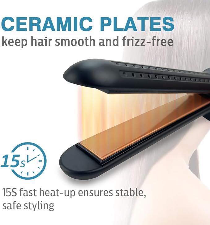 Caliber Breeze XL Hair Styler, 2-Inch Ceramic Plates, CoolAir Technology, 280-430°F Temperature Range