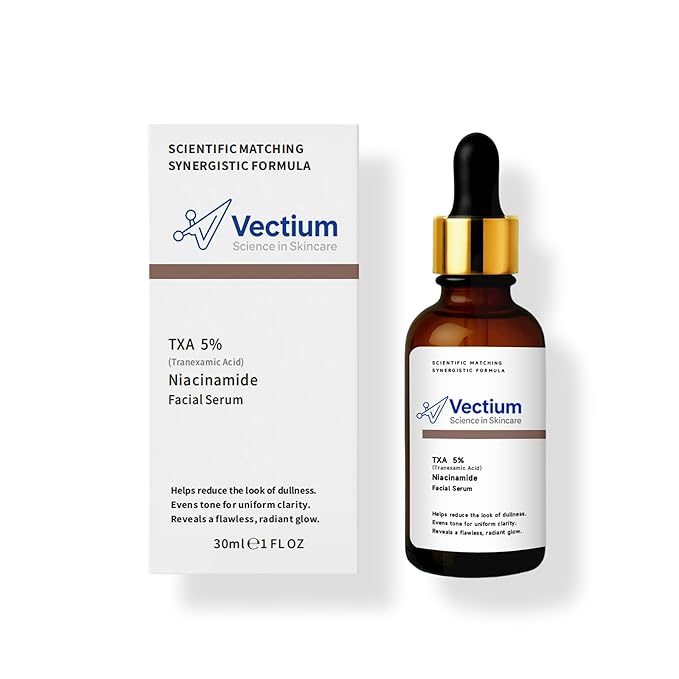 Tranexamic acid serum 5% TXA & Niacinamide Facial Serum - Helps Brightens Skin, Evens Tone & Boosts Radiance, Lightweight Daily Serum, All Skin Types, 1 Fl Oz