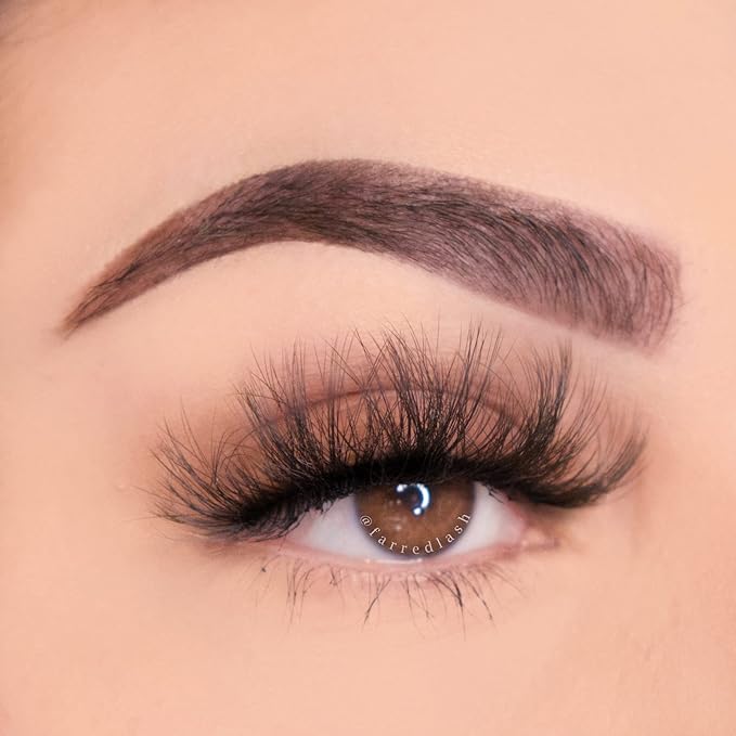 FARRED Wispy Lashes Fluffy Eyelashes False Eye Lash Strips 10 Pairs Doll Eye Mink Eyelash Wispies Pestañas Natural Look