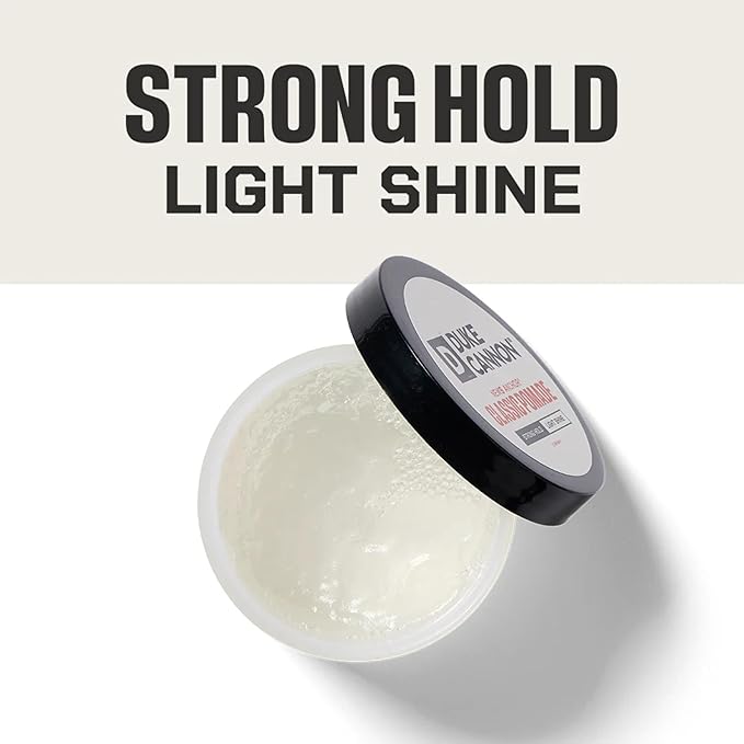 Duke Cannon Supply Co. News Anchor Classic Pomade – 2 oz – Strong Hold, Light Shine, Water-Based, Adds Control & Texture for Short to Medium Hairstyles