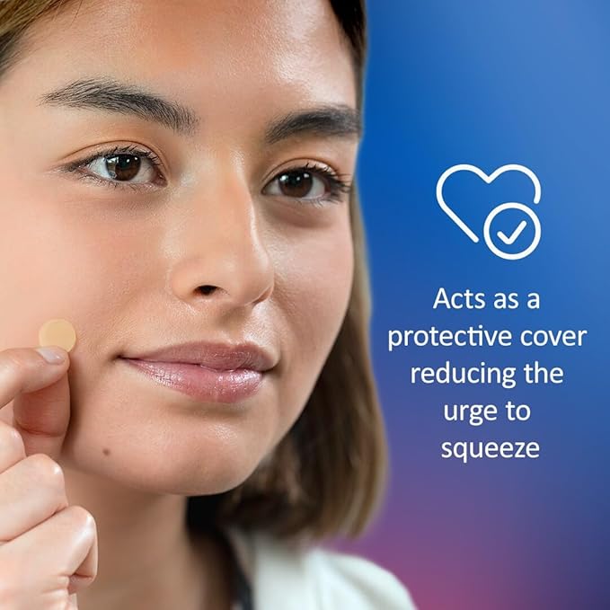 Nexcare Acne Cover, Skin Cover Absorbs Pus and Oil From Clogged Pores, Suitable Skincare for Most Skin Types - 108 Acne Covers