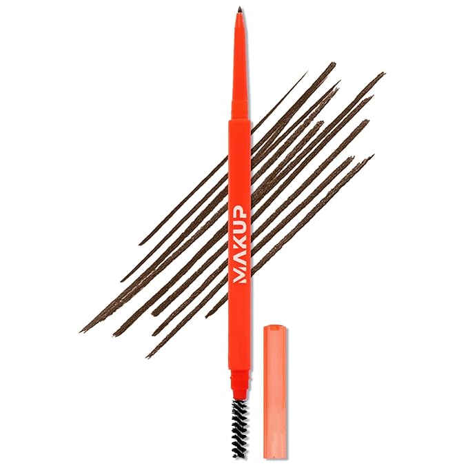 Makup Beauty Skinny Brow - Ultra Thin Eyebrow Pencil, Waterproof, Precise Micro Brow Pencil creates Hair-like Strokes for Full, Natural Brows Medium Dark Brown (Brunette)