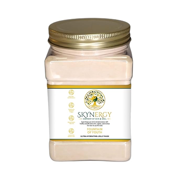 Fountain Of Youth Jelly Mask - Professional Peel Off Mask for Hydration & Glow - Vajafacial Jelly Mask - Spa Grade Skincare Mask for Home Use, hydro Glo Face Mask |12 Applications (30 Fl Oz)