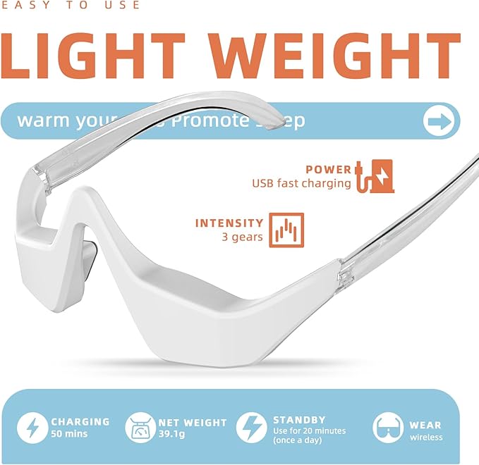3D Eyelift Device – Red Light Under Eye Therapy with Microcurrent & 3D Fit Design | Reduces Wrinkles, Dark Circles & Puffiness | Silent Operation for Sensitive Skin & Busy Lifestyles