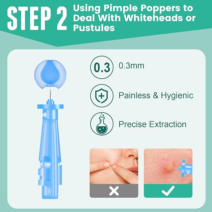 TEAWOO 3-Step Microdart Pimple Patches Set – 83 Count, including 9 Microdarts Pimple Patches, 50 Pimple Poppers, and 24 Hydrocolloid Patches