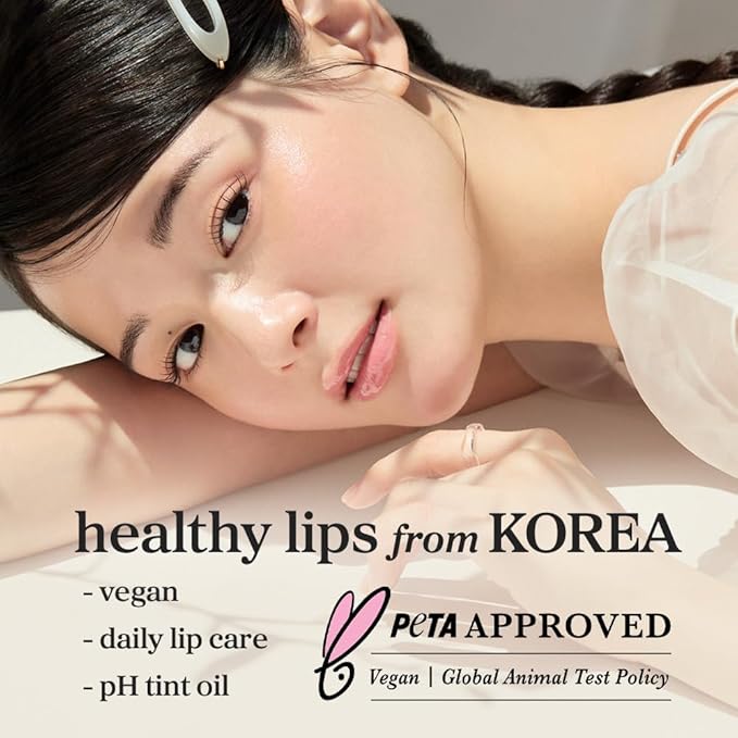 NOONI Korean Lip Oil - Appleclear | Long-Lasting, Moisturizing, Plumping, Revitalizing for Dry Lips, Waterproof, No Peel Off, Hydrating, Nourishing Crystal Clear, Stocking Stuffers, 0.12 FL Oz