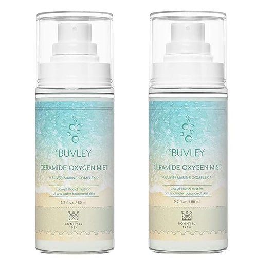 BUVLEY Ceramide Oxygen Face Mist | Low pH, Vegan, Cruelty Free | Hydrating Refreshing Soothing Facial Mist Spray with Antioxidants 2.7 Fl Oz (2)