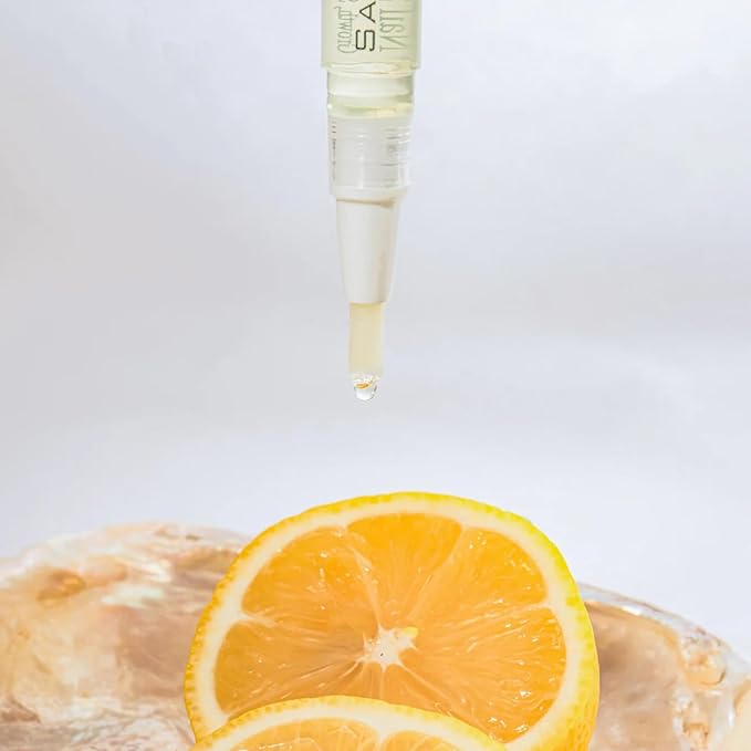 SASSYTIP Nail Strengthen Oil Pen | Fast-Absorbing Cuticle Oil with Biotin & Ginseng | For Brittle & Peeling Nails | Jasmine, Rose, Lemon Scents | Home, Office, Travel Use (Jasmine)