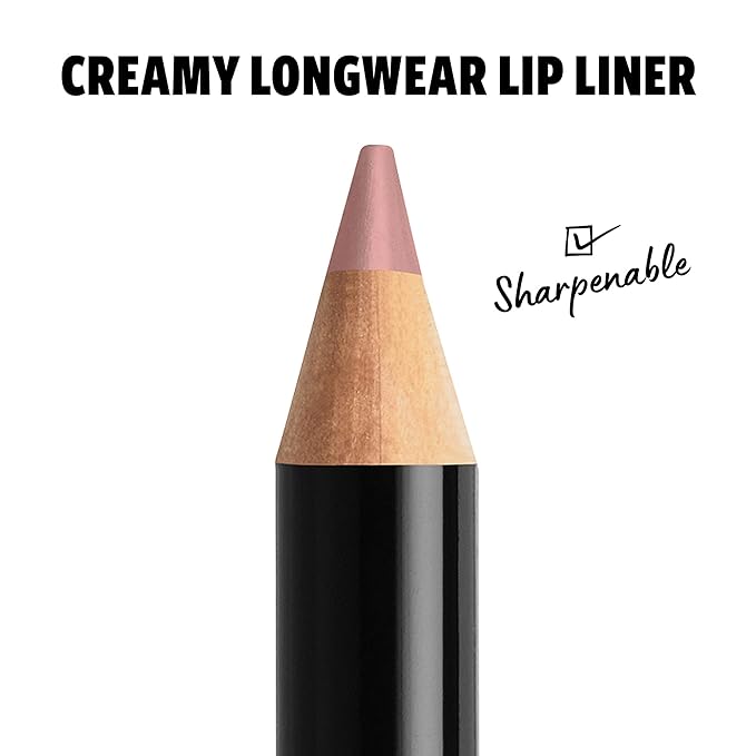 NYX PROFESSIONAL MAKEUP Slim Lip Pencil, Long-Lasting Creamy Lip Liner - Pale Pink