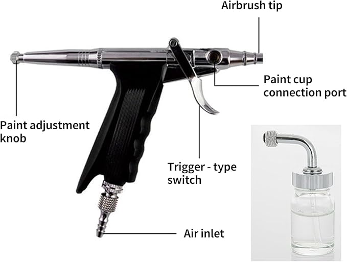 DUIMIMI Facial Oxygen Injector Spray Gun Deep Moisturizing Skin Rejuvenation, Atomization Fine Mist Sprayer for Hydrating, Oil Control Portable Home Beauty Salon Use