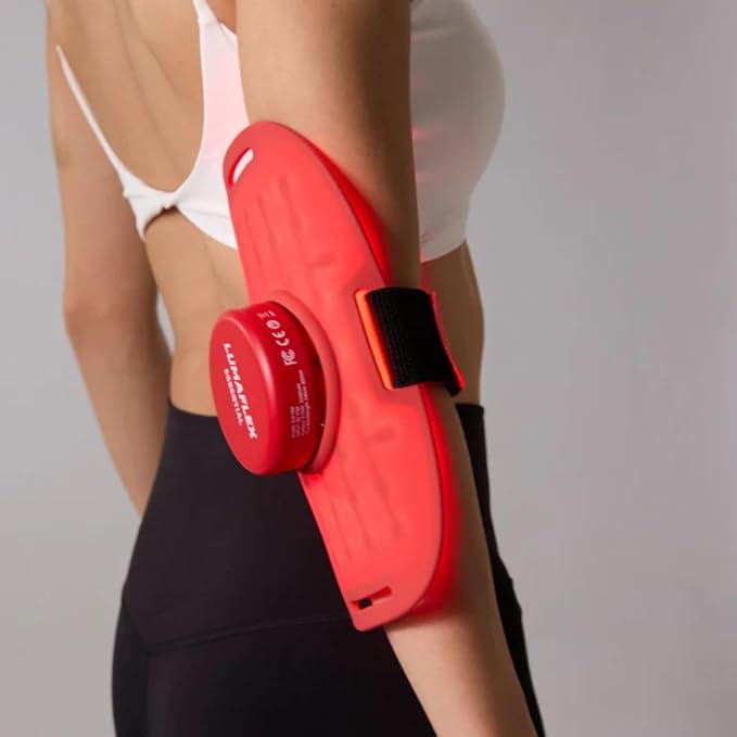 Essential Red Light Therapy Wearable, Flexible & Body Contouring with Straps, Dual Core Chips with Clinical Grade LED Red Light (650nm) and Near-Infrared (850nm) High Power Panel
