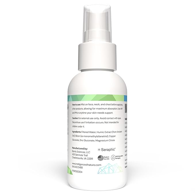 ION* Intelligence of Nature Skin Support Face Mist Hydrating Spray - Refreshing Facial Mist Spray for Daily Use, Travel Size, Vegan Friendly Formula for Women & Men - 3.4 fl oz (Pack of 1)