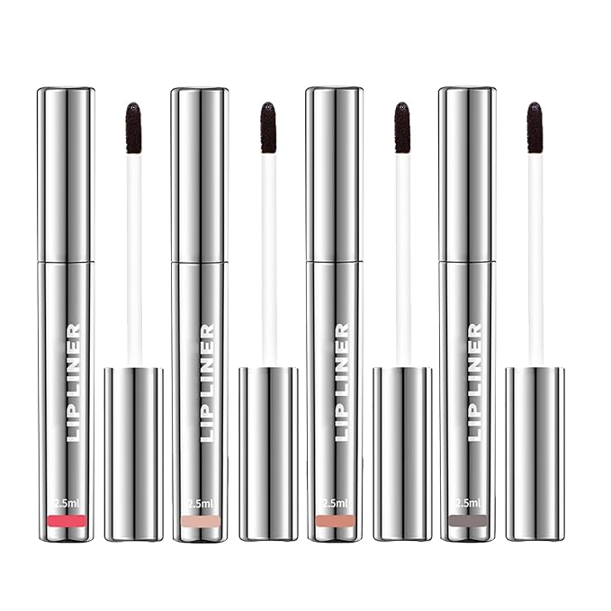 4PCS Peel Off Lip Stain, Red Matte Liquid Lipstick Lip Stain Long Lasting Waterproof for Women,Non-stick Cup Lipstick Peel Off Highly Pigmented
