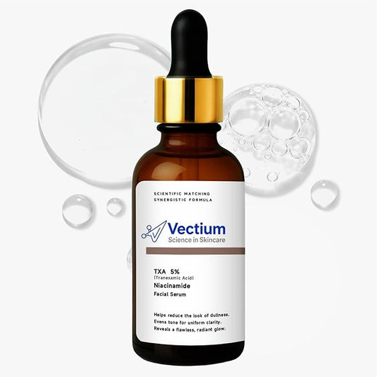 Tranexamic acid serum 5% TXA & Niacinamide Facial Serum - Helps Brightens Skin, Evens Tone & Boosts Radiance, Lightweight Daily Serum, All Skin Types, 1 Fl Oz