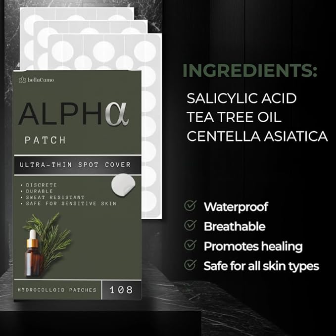 Pimple Patches- Hydrocolloid Acne Patches for Zits, & Blemishes- Clear Zit Stickers, Skin-Clearing Spot Treatment for Face- Fast Acting Acne Treatment for Day or Night- 108 Ct.