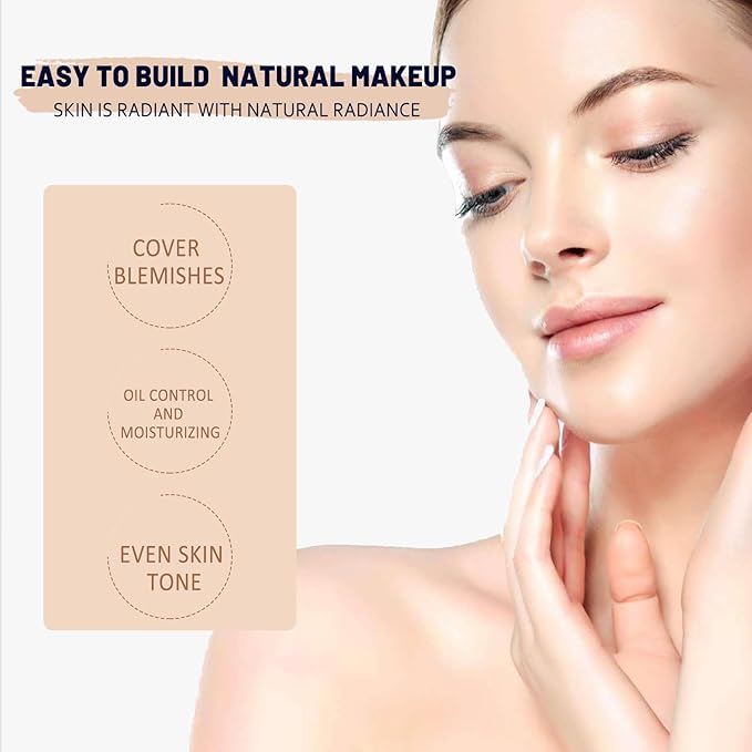 CC Cream Skin Tone Adjusting for Mature Skin,Moisturizes the skin and brightens the complexion Spf 50 (nature 2PCS)