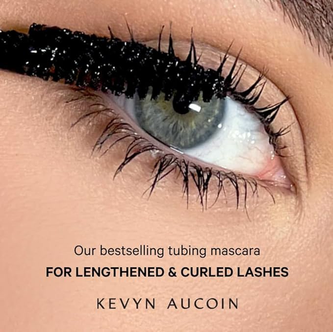 Kevyn Aucoin The Curling Mascara, Black: Classic volume brush. Tubing tech. All day wear. Clump & flake free. Pro makeup artist go to for volume, thick and separate lashes. Easy removal with water. Black 0.18 Ounce (Pack of 1)