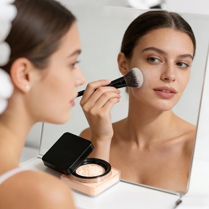 Finishing Powder Makeup, 6g Loose Setting Powders, Oil Control Sweat Proof Foundation, Matte Smoothing Skin Face Powder, Beauty, Makeup Bag, Studio