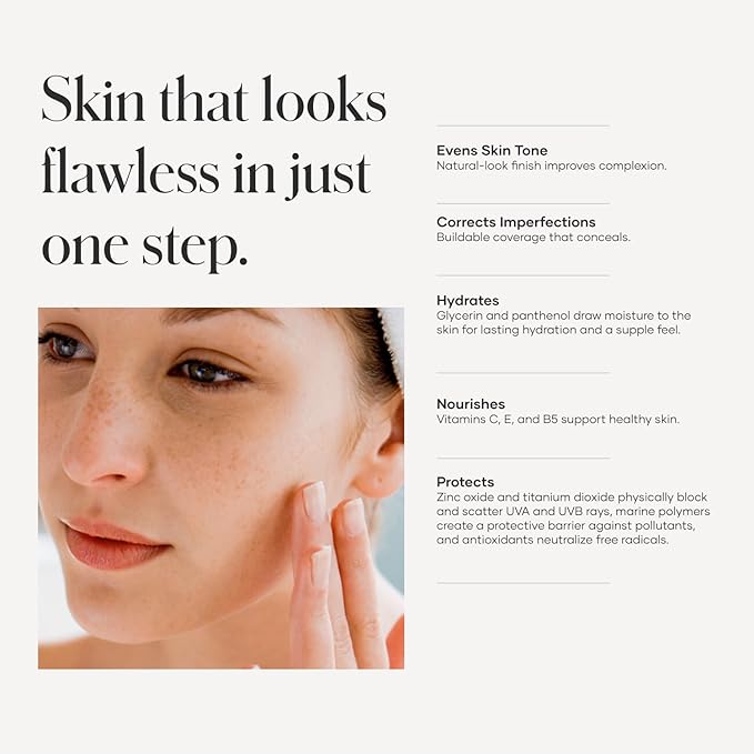 Shaklee - YOUTH - Activating BB Cream SPF 30-5-in-1 Beauty Balm Evens Tone, Corrects, Hydrates, Nourishes & Protects Skin - Dark Shade
