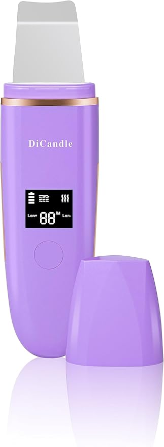 Skin Scrubber Facial Scrubber Blackhead Remover Cleaner Skin Spatula Skin Scraper (Purple)