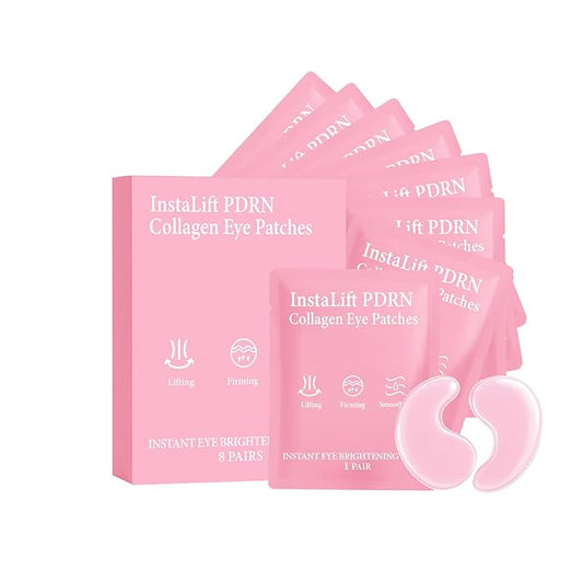 Collagen Eye Mask Under Eye Patches for Dark Circles & Puffiness, Hydrating Eye Masks with Collagen and Hyaluronic Acid, Skincare PDRN Eye Patches for Fine Lines, Revitalizing Treatment (3)