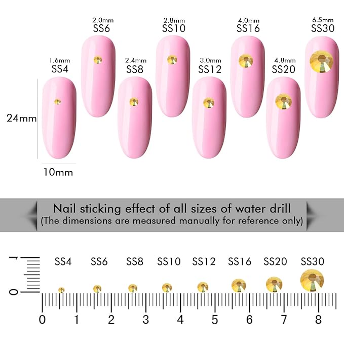 3000Pcs Metallic Sunshine Crystal Rhinestones,Glass Flatback Rhinestones Mini Gemstones for Nail Face Makeup Art Crafts Clothes Decoration-(SS6,2.0mm,Metallic Sunshine)