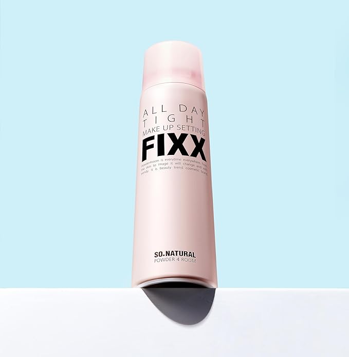 SONATURAL All Day Tight Make Up Setting Fixer – Award-Winning Makeup Setting Spray, Ultra-Fine Mist for Long-Lasting Wear – With Centella, Tea Tree & Lemon Extracts – Korean Skincare, 2.53 fl oz