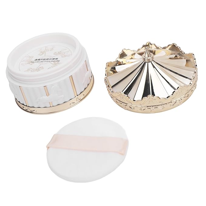 Yinhing Loose Face Powder Silky Oil Control Lasting Setting Powder Matte Finish Lightweight for Women Ideal for Skin Types Soft Shade for A Look
