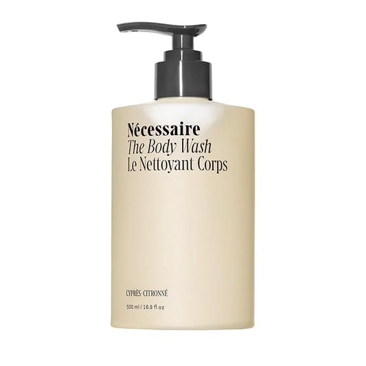 Nécessaire The Body Wash Cyprès-Citronné - Multi-Oil Shower Gel Body Wash for Women + Men. Non-Comedogenic + Hypoallergenic for Sensitive Skin with Niacinamide. 500ml/16.9 fl oz