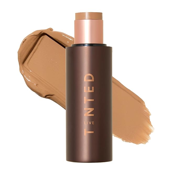 Live Tinted HUESTICK Complexion Stick - Medium-to-Full Buildable Coverage - Soft Matte Finish - Multitasking Makeup Stick - Lightweight, Creamy Formula - Shade 10