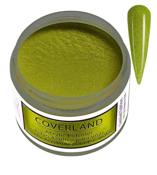 Tones Coverland Acrylic Nail Powder "Greench" - Limited Edition Acrylic Powder for Nail Design, Sculpting, and Masking Nail Bed Imperfections - Professional Acrylic Nail Supplies - (1.5 Oz)