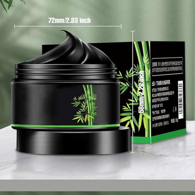 Black Charcoal Peel Off Face Mask For Men, Black Head Remover Facemask, Black Activated Charcoal Face Mask Skincare peel off, Blackhead Remover Strip Facial Mask for All Skin Types, 120g