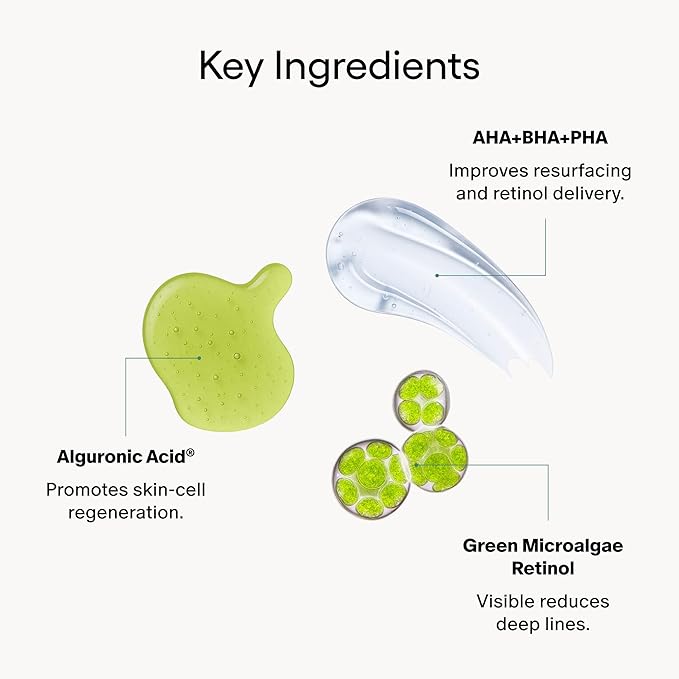 Algenist GENIUS Liquid Collagen Essence - Liquid Collagen Serum with Patented Alguronic Acid to Help Improve Skin Bounce, Elasticity & Radiance (3.4 oz)