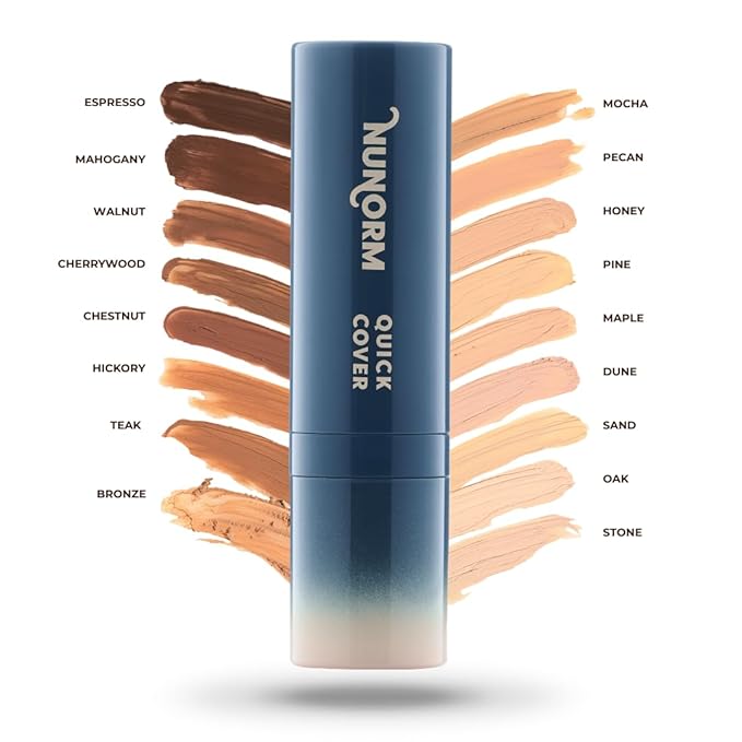 Foundation & Concealer Stick for Men - Full Buildable Cover for Dark Circles, Blemishes, Acne, Redness & Under Eyes - Face & Body Makeup Stick for All Skin Types - Non-Comedogenic 14-Beige