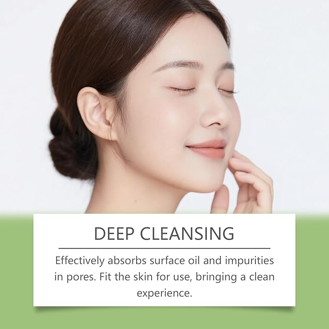 Holy Basil Bubble Deep Mask – Holy Basil & Carbonated Water for Cleansing Pores & Blackheads, Korean Clay to Bubble Wash-Off Pack (90g / 3.17 oz) (2)
