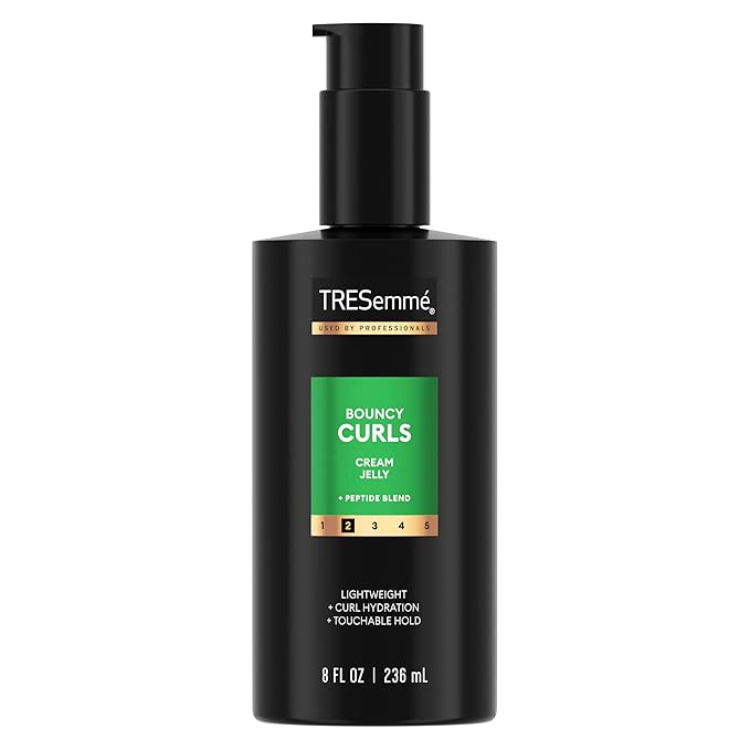 TRESemmé Styling Aid 1 ct Bouncy Curls for Lightweight + Curl Hydration + Touchable Hold, with Peptide Blend, 8 fl oz