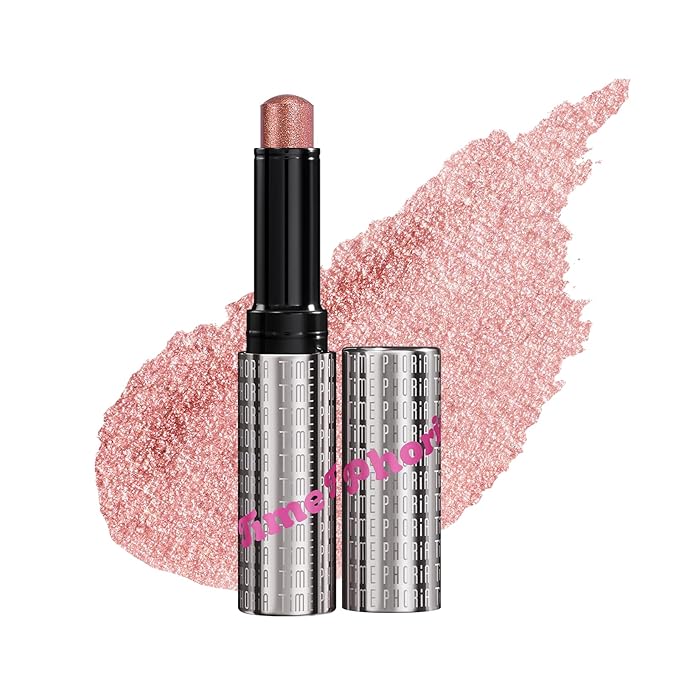 ILLUMINA JELLY EYESHADOW STICK - Long-Lasting Jelly Texture Blendable Eye Shine Stick | Crease-Proof, No Fallout, One-Swipe High-Impact Color | All-Day Wear (007 ROSE STONE)