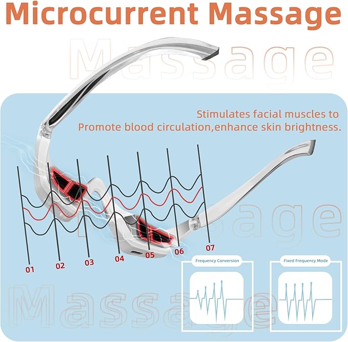 3D Eyelift Device – Red Light Under Eye Therapy with Microcurrent & 3D Fit Design | Reduces Wrinkles, Dark Circles & Puffiness | Silent Operation for Sensitive Skin & Busy Lifestyles