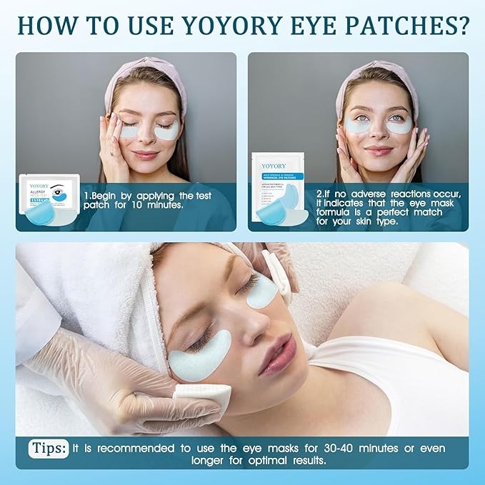 Under Eye Patches Masks - for Dark Circles, puffiness Smoothing Skin Care Treatment, and Fade Wrinkles, Fine Lines with Collagen and Hyaluronic Acid for Women and Men, (30 Pcs) White