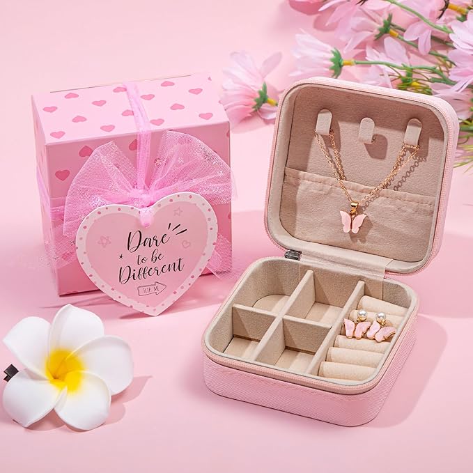 Christmas Gifts for Tween & Teen Girls, 11PCS Birthday Gifts Basket Teen Girls Trendy Stuff with Empowering Tasks Make up Brushes & Bag, Beauty Advent Calendar Wrapped Gifts Box