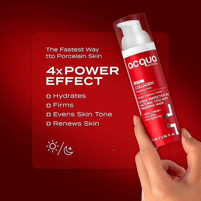 Red Lacto Collagen Wrapping Mask – Anti-Wrinkle & Firming Face Mask with 300Da Collagen + Probiotic Ferment – (70ml)