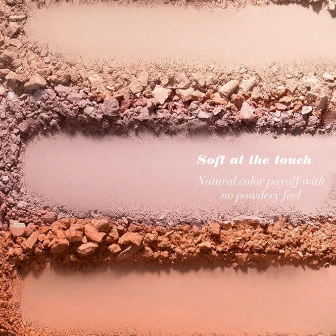 AMY'S DIARY 9-Color Nude Eyeshadow Palette, Soft Pink Brown Neutral Makeup Palette with Matte & Shimmer Shades, Long-Lasting Blendable Highly Pigmented Eye Shadow for Daily Natural Glam Look