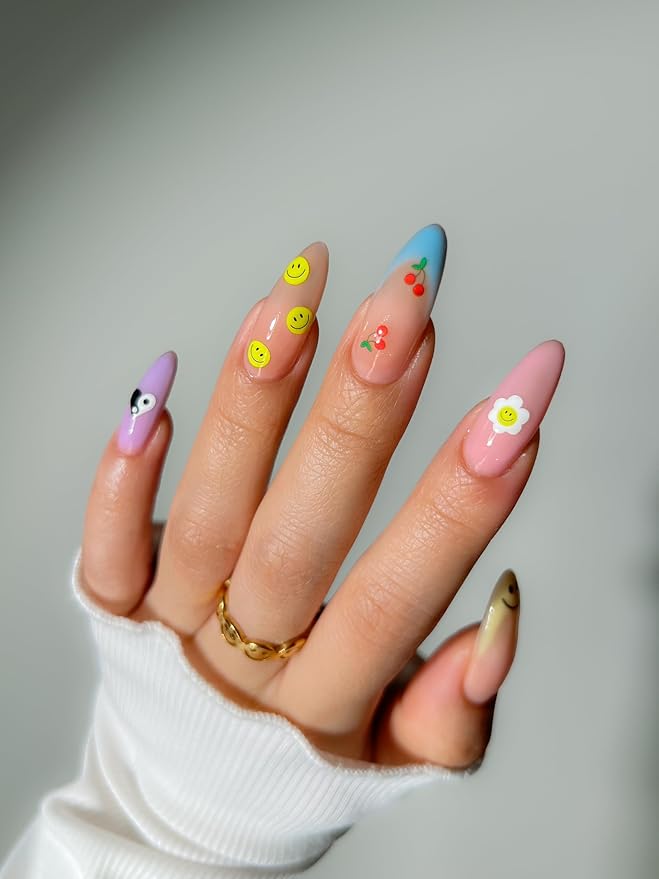 Deco Beauty Lulas - Super Thin & Easy-to-Apply Nail Art with The Cutest Designs - Durable & Long-Lasting Nail Art Stickers and Decals for Women, for DIY at-Home Manicures & Salon-Quality Nails