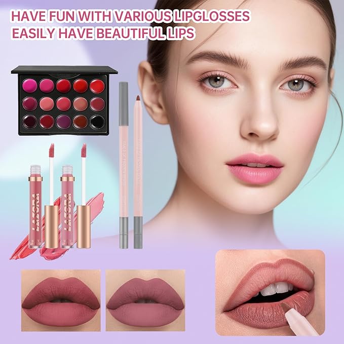 Makeup Set Makeup Kits for Teen Travel Makeup Kit Make up Set for Women Teens Girls Beginners Makeup Gift Set for Girls Teenagers