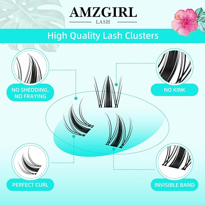 Lash Clusters Manga 168Pcs Eyelash Cluster Wet Look Ultra-Thin Invisible Lash Band Eyelashes Extensions Spiky Anime Wide Span Lashes for Beginners(Autumn Leaves,C-Mix10-18mm)